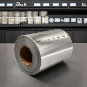 Single sided smooth aluminum foil