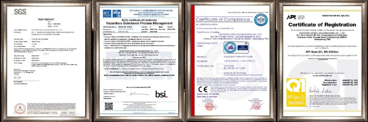 Our Certifications & Quality Assurance